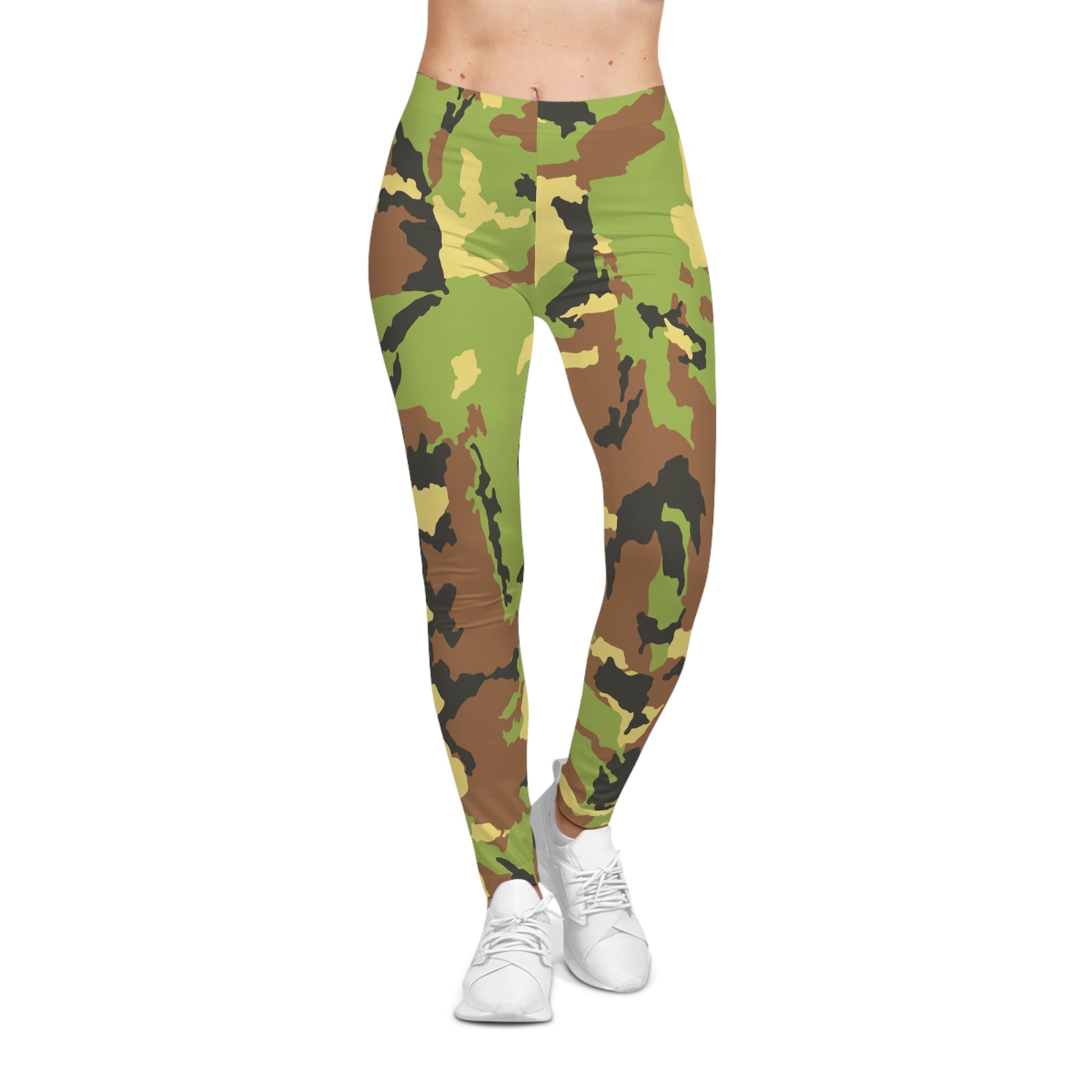 Camo Print Women’s Casual Leggings - Stylish & Comfortable Activewear